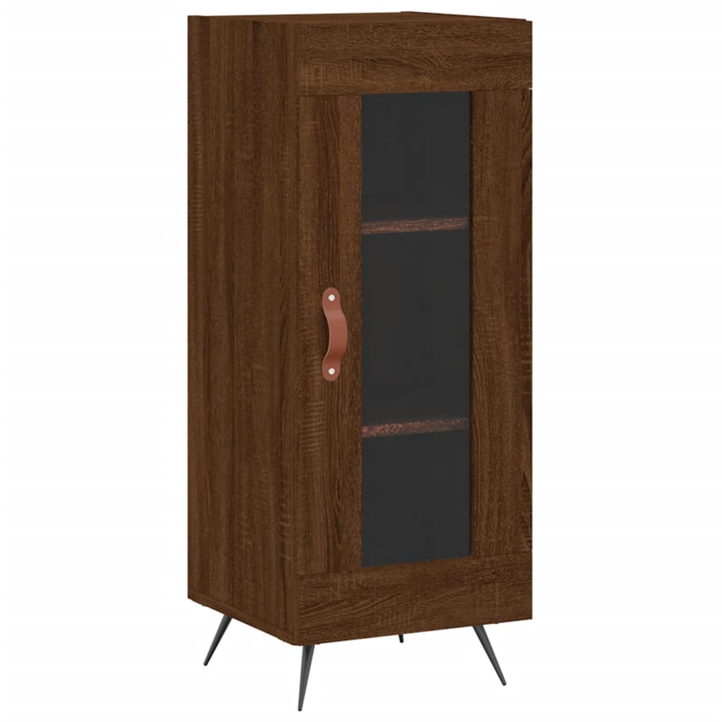 vidaXL Sideboard Brown Oak 34.5x34x90 cm Engineered Wood 2