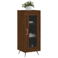 vidaXL Sideboard Brown Oak 34.5x34x90 cm Engineered Wood 3