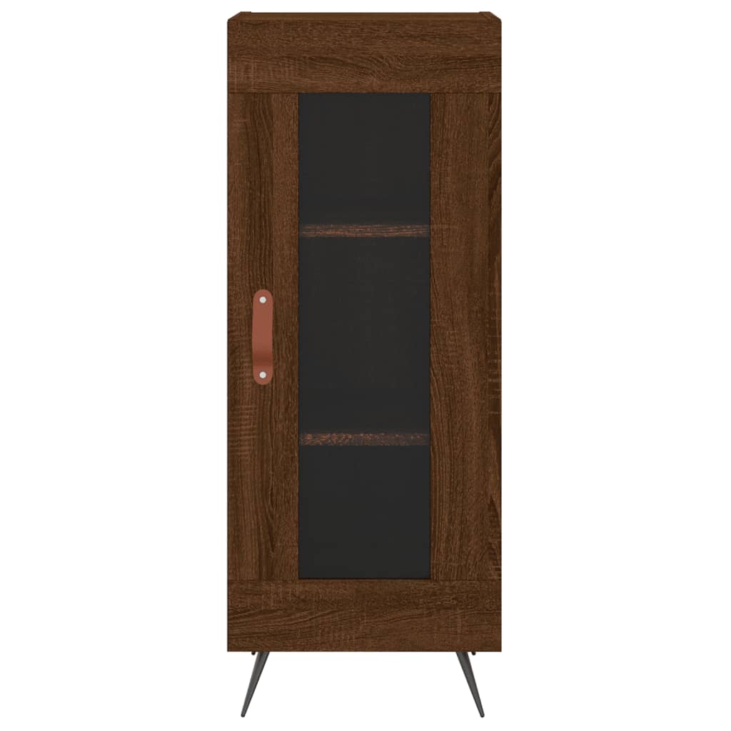 vidaXL Sideboard Brown Oak 34.5x34x90 cm Engineered Wood 5