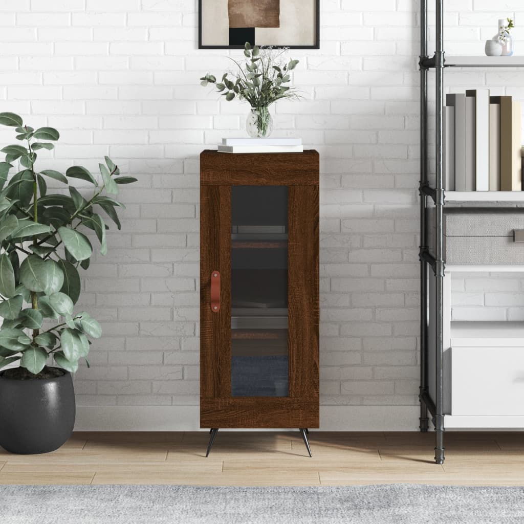 vidaXL Sideboard Brown Oak 34.5x34x90 cm Engineered Wood 1