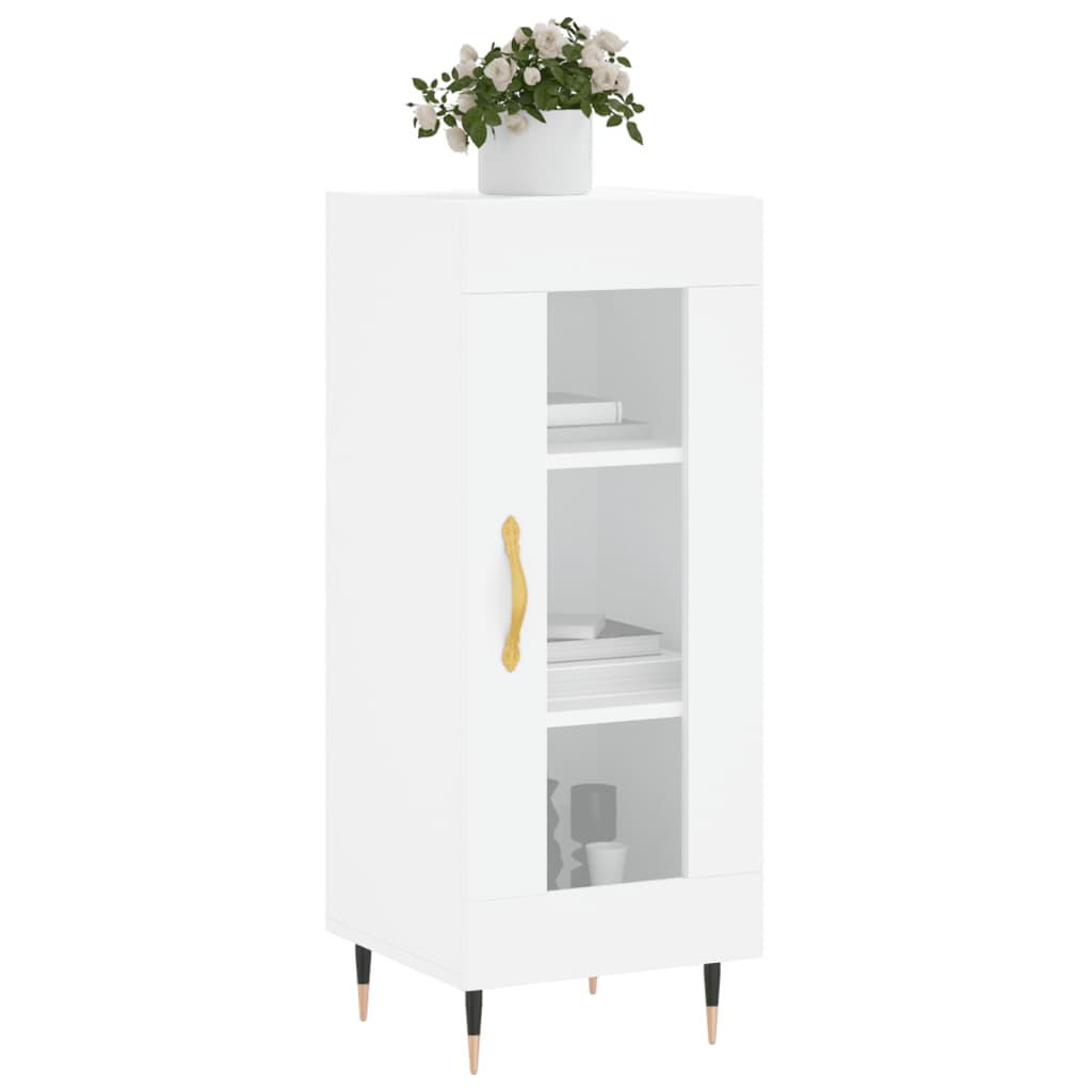 vidaXL Sideboard White 34.5x34x90 cm Engineered Wood 3