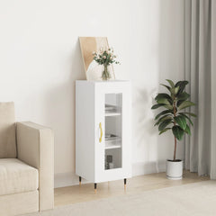 vidaXL Sideboard White 34.5x34x90 cm Engineered Wood 1