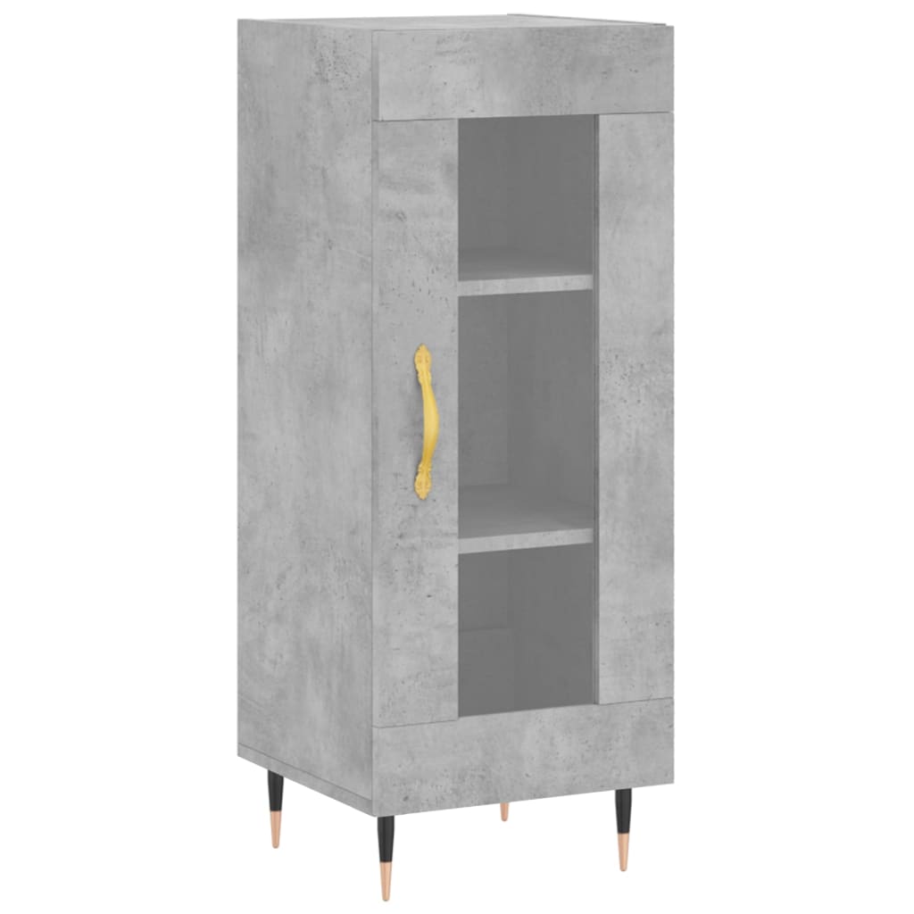 vidaXL Sideboard Concrete Grey 34.5x34x90 cm Engineered Wood 2
