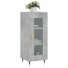 vidaXL Sideboard Concrete Grey 34.5x34x90 cm Engineered Wood 3