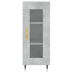 vidaXL Sideboard Concrete Grey 34.5x34x90 cm Engineered Wood 5