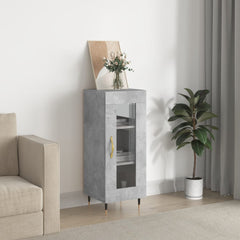 vidaXL Sideboard Concrete Grey 34.5x34x90 cm Engineered Wood 1