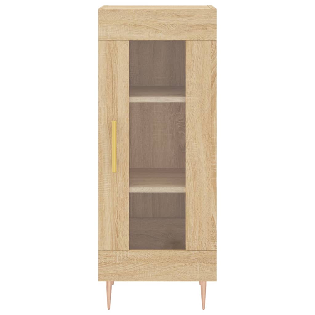 vidaXL Sideboard Sonoma Oak 34.5x34x90 cm Engineered Wood 5