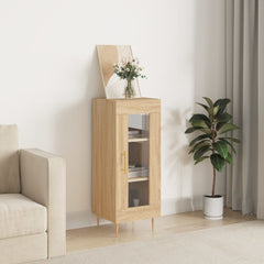 vidaXL Sideboard Sonoma Oak 34.5x34x90 cm Engineered Wood 1