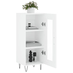 vidaXL Sideboard White 34.5x34x90 cm Engineered Wood 4