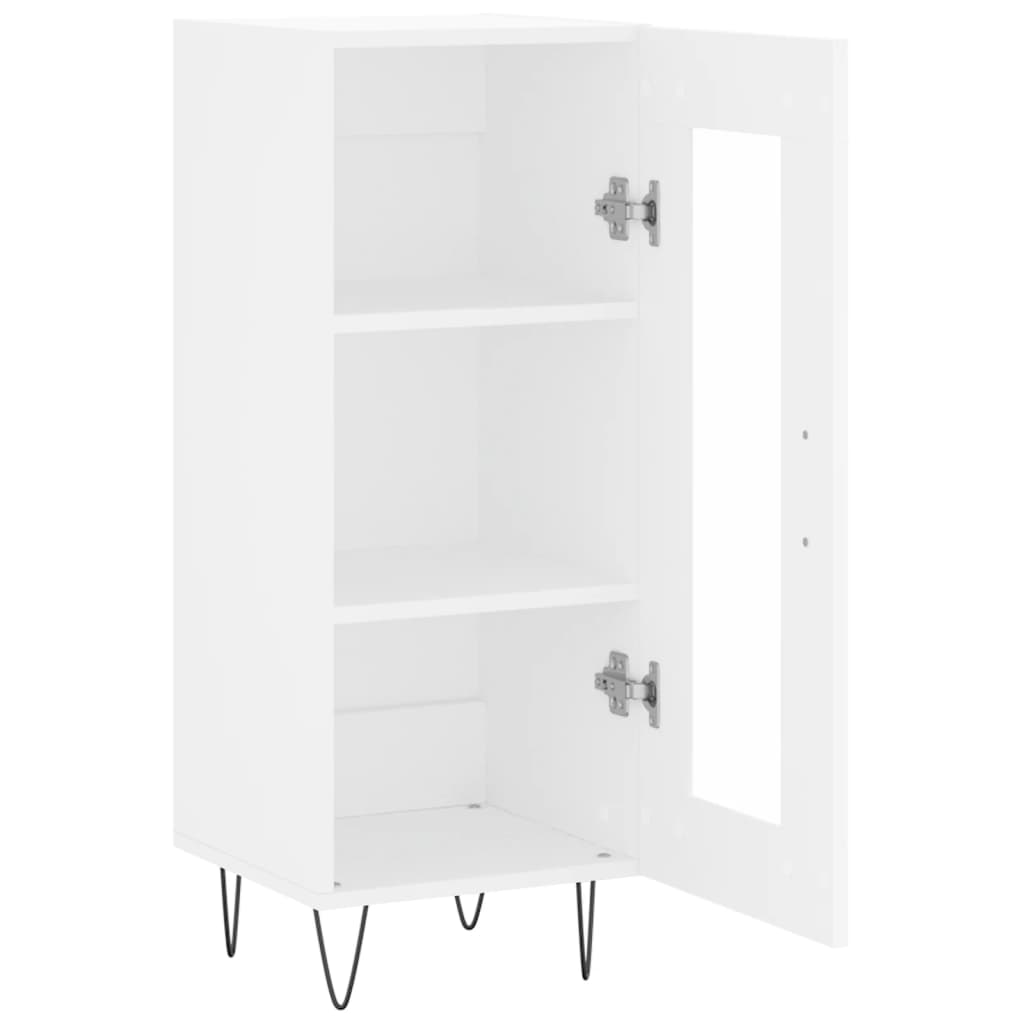 vidaXL Sideboard White 34.5x34x90 cm Engineered Wood 6