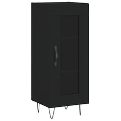 vidaXL Sideboard Black 34.5x34x90 cm Engineered Wood 2