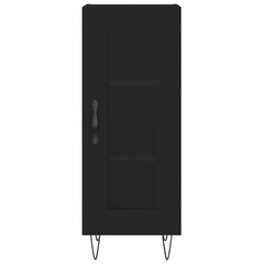 vidaXL Sideboard Black 34.5x34x90 cm Engineered Wood 5