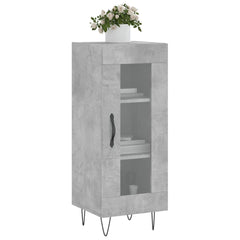 vidaXL Sideboard Concrete Grey 34.5x34x90 cm Engineered Wood 3