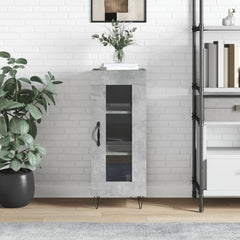 vidaXL Sideboard Concrete Grey 34.5x34x90 cm Engineered Wood 1