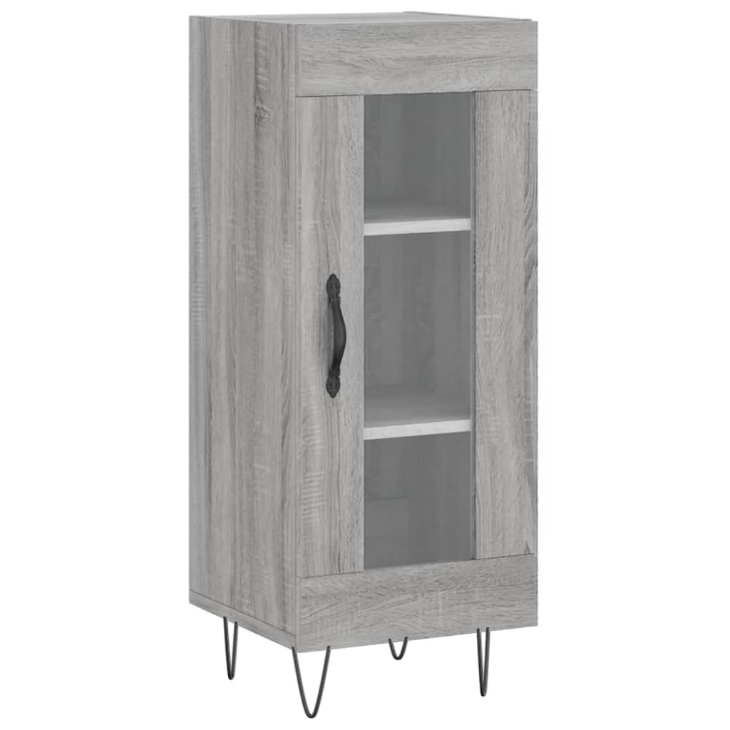 vidaXL Sideboard Grey Sonoma 34.5x34x90 cm Engineered Wood 2