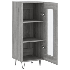 vidaXL Sideboard Grey Sonoma 34.5x34x90 cm Engineered Wood 6
