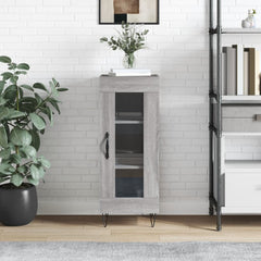 vidaXL Sideboard Grey Sonoma 34.5x34x90 cm Engineered Wood 1