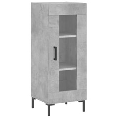 vidaXL Sideboard Concrete Grey 34.5x34x90 cm Engineered Wood 2