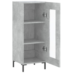 vidaXL Sideboard Concrete Grey 34.5x34x90 cm Engineered Wood 6