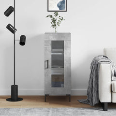 vidaXL Sideboard Concrete Grey 34.5x34x90 cm Engineered Wood 1