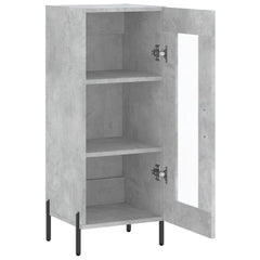 vidaXL Sideboard Concrete Grey 34.5x34x90 cm Engineered Wood 6