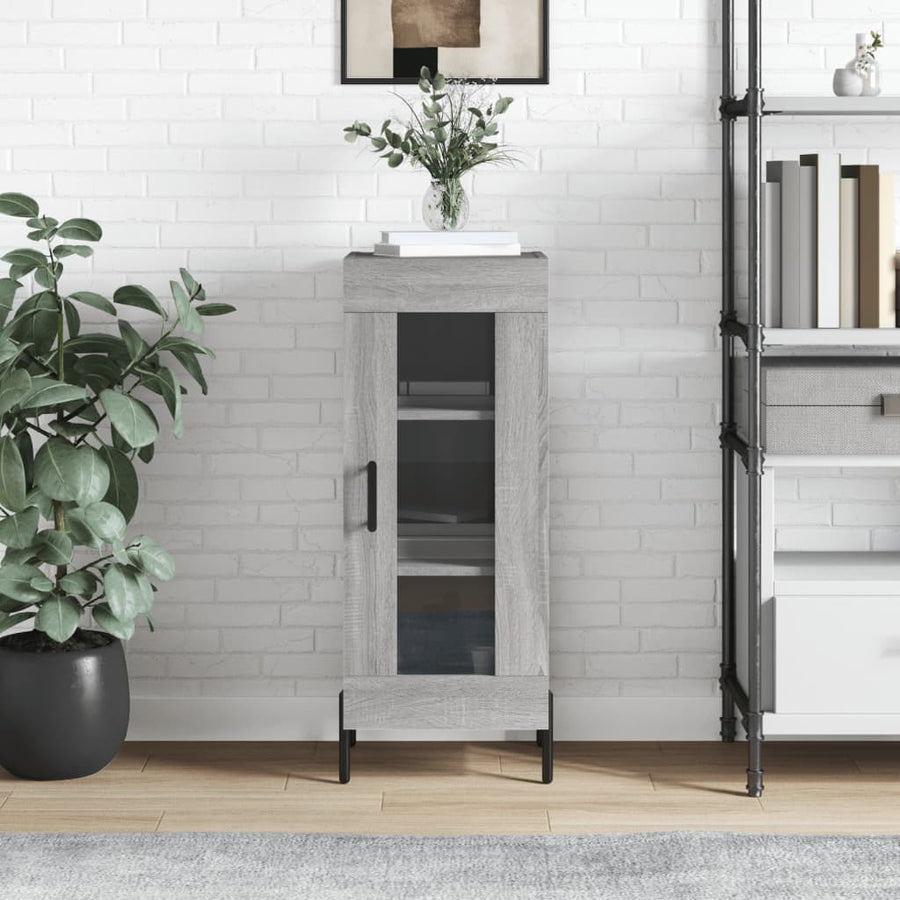 vidaXL Sideboard Grey Sonoma 34,5x34x90 cm Engineered Wood 1
