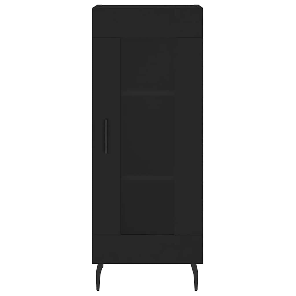 vidaXL Sideboard Black 34.5x34x90 cm Engineered Wood 5