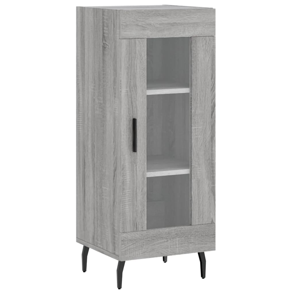 vidaXL Sideboard Grey Sonoma 34.5x34x90 cm Engineered Wood 2