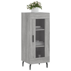 vidaXL Sideboard Grey Sonoma 34.5x34x90 cm Engineered Wood 3