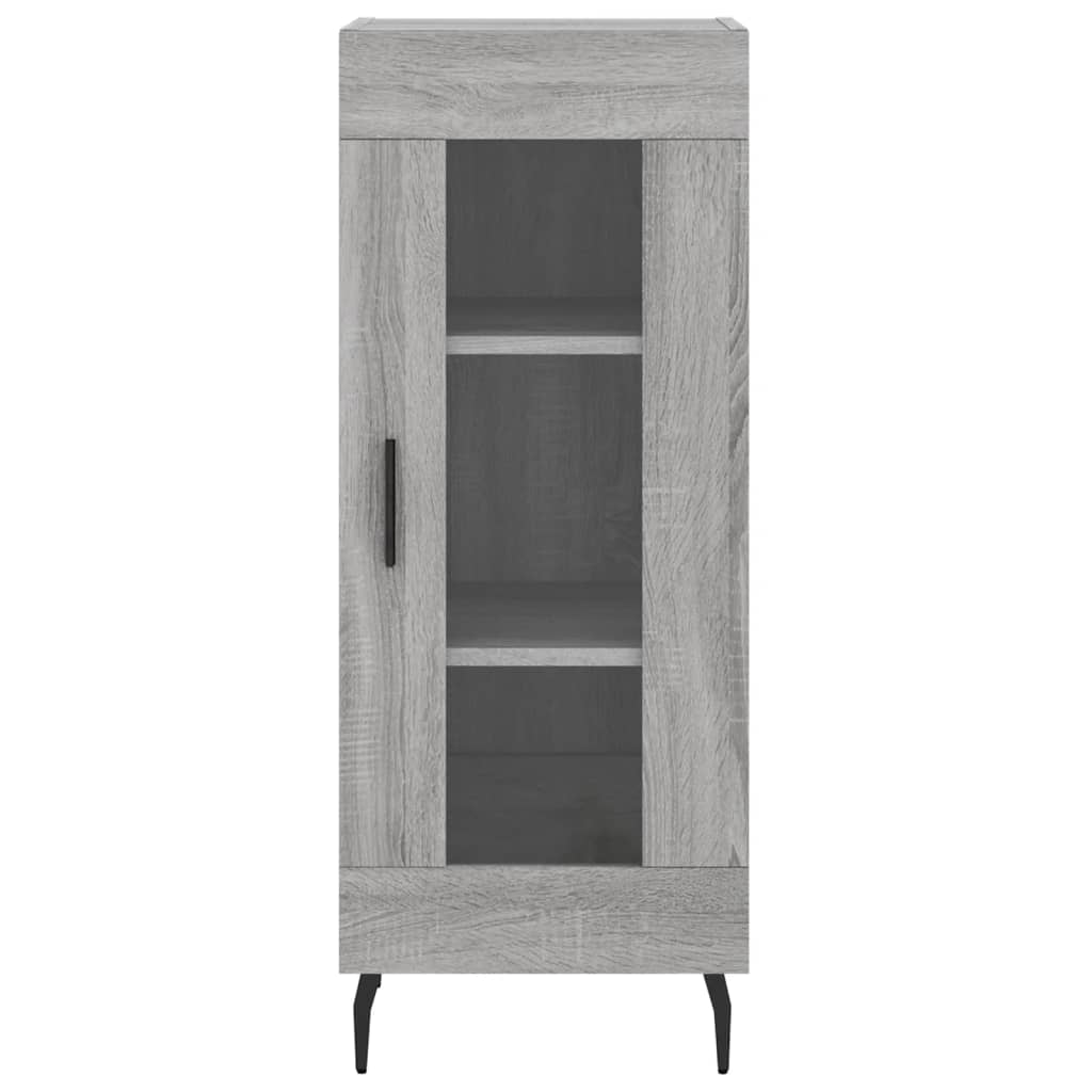 vidaXL Sideboard Grey Sonoma 34.5x34x90 cm Engineered Wood 5