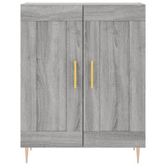 vidaXL Sideboard Grey Sonoma 69.5x34x90 cm Engineered Wood 5