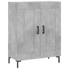 vidaXL Sideboard Concrete Grey 69.5x34x90 cm Engineered Wood 2