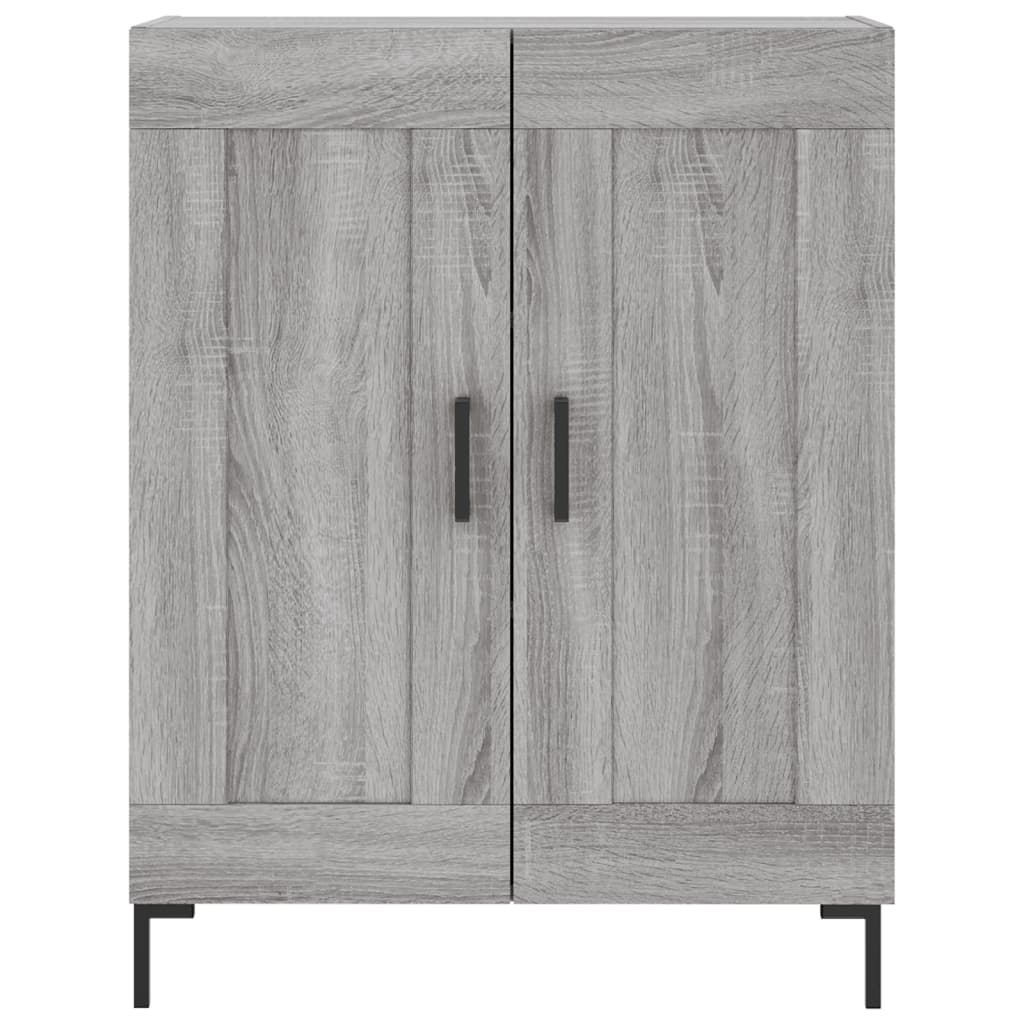 vidaXL Sideboard Grey Sonoma 69.5x34x90 cm Engineered Wood 5