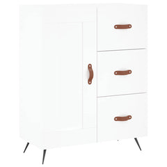 vidaXL Sideboard White 69.5x34x90 cm Engineered Wood 2