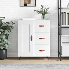 vidaXL Sideboard White 69.5x34x90 cm Engineered Wood 1