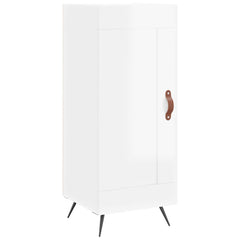 vidaXL Sideboard High Gloss White 34.5x34x90 cm Engineered Wood 2