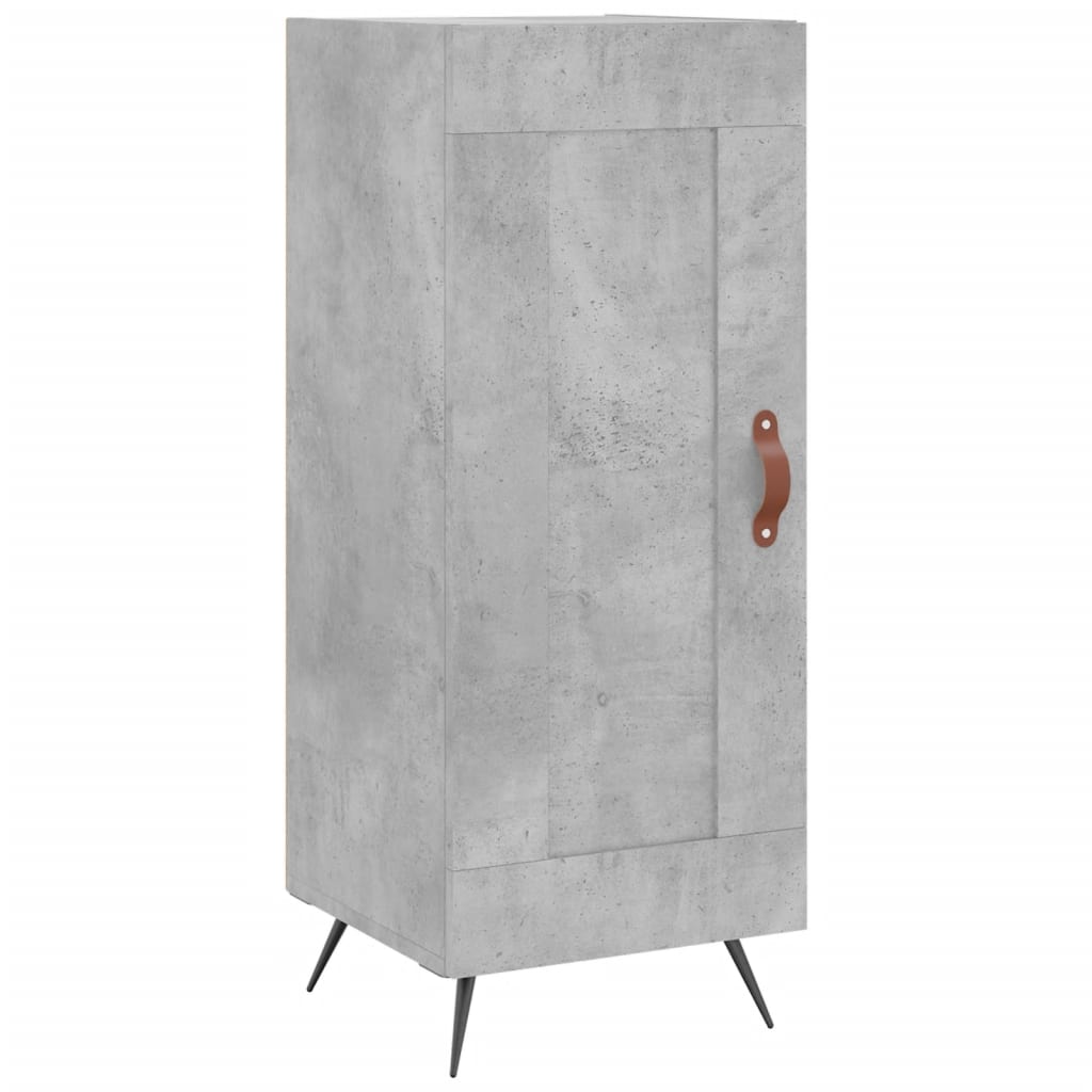 vidaXL Sideboard Concrete Grey 34.5x34x90 cm Engineered Wood 2