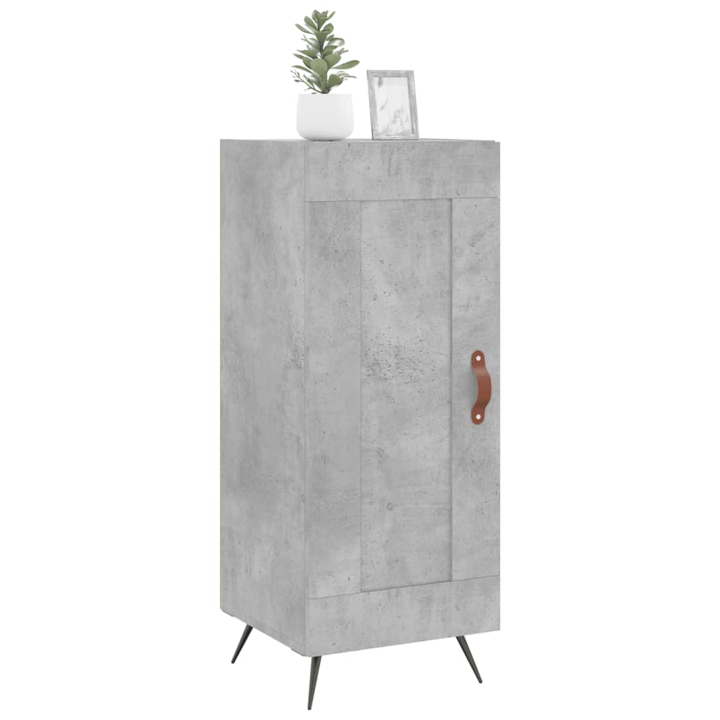 vidaXL Sideboard Concrete Grey 34.5x34x90 cm Engineered Wood 3