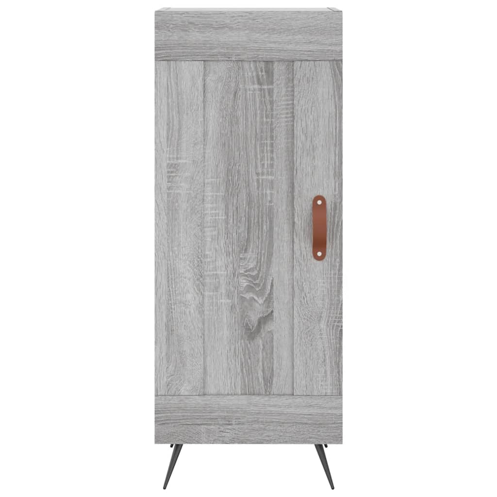 vidaXL Sideboard Grey Sonoma 34.5x34x90 cm Engineered Wood 5