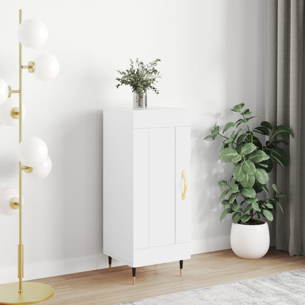 vidaXL Sideboard White 34.5x34x90 cm Engineered Wood 1