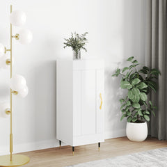 vidaXL Sideboard High Gloss White 34.5x34x90 cm Engineered Wood 1