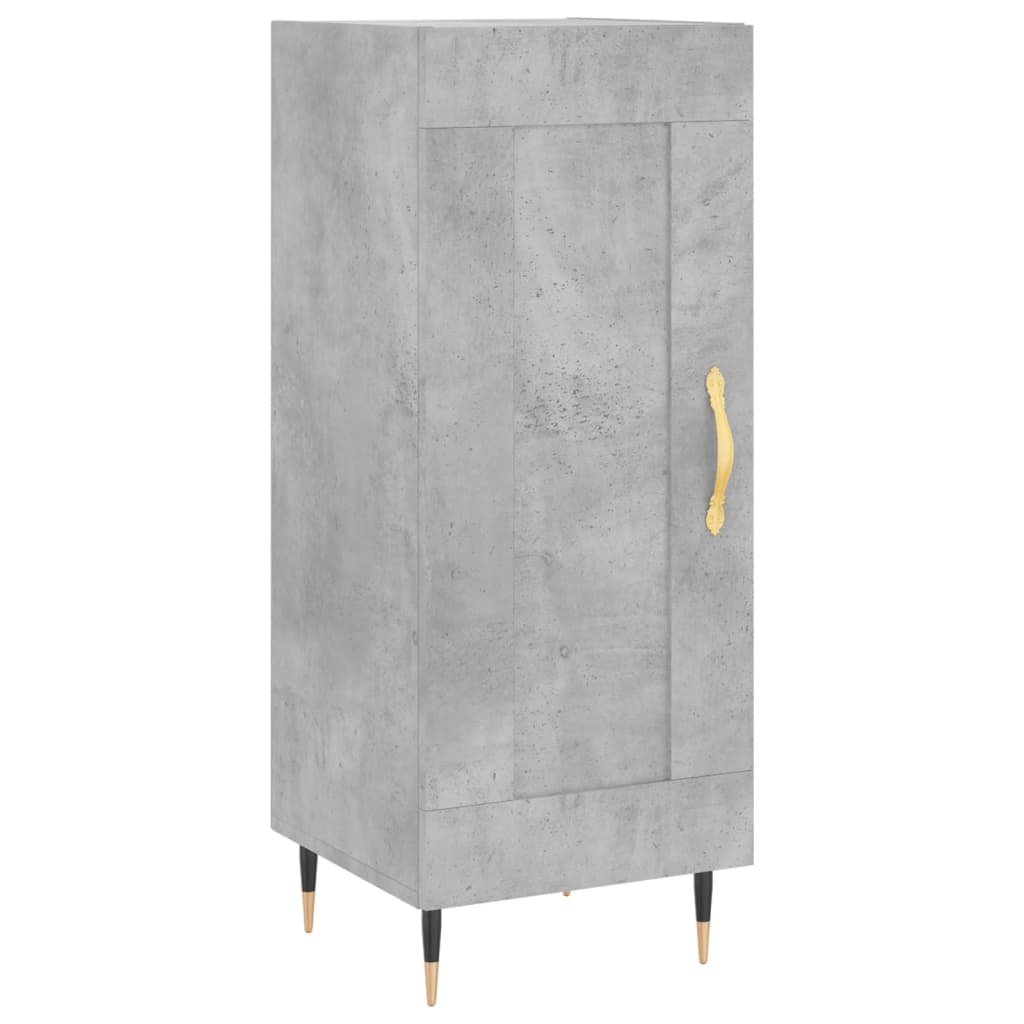 vidaXL Sideboard Concrete Grey 34.5x34x90 cm Engineered Wood 2