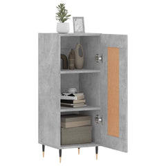 vidaXL Sideboard Concrete Grey 34.5x34x90 cm Engineered Wood 4