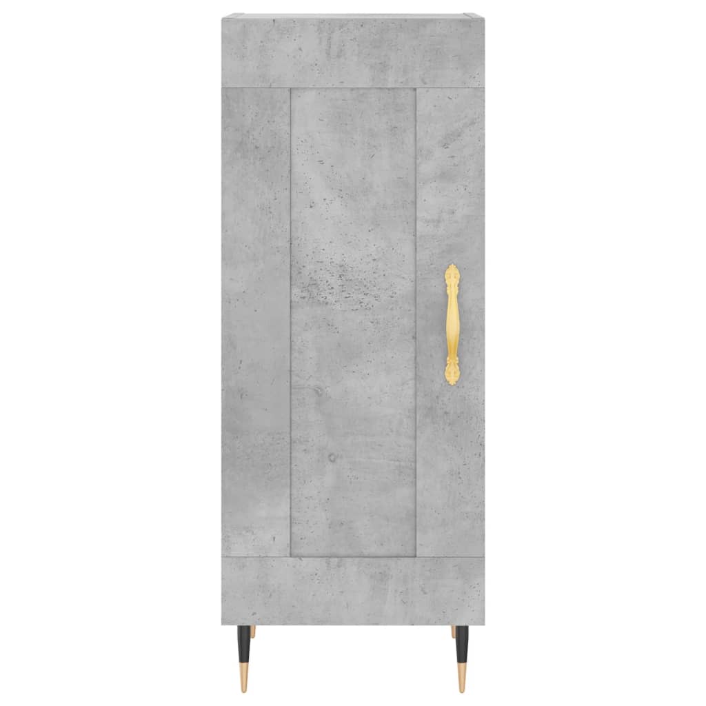 vidaXL Sideboard Concrete Grey 34.5x34x90 cm Engineered Wood 5