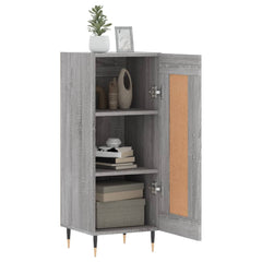 vidaXL Sideboard Grey Sonoma 34.5x34x90 cm Engineered Wood 4