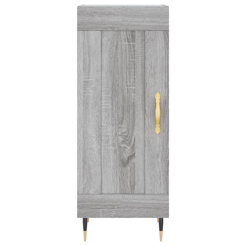 vidaXL Sideboard Grey Sonoma 34.5x34x90 cm Engineered Wood 5