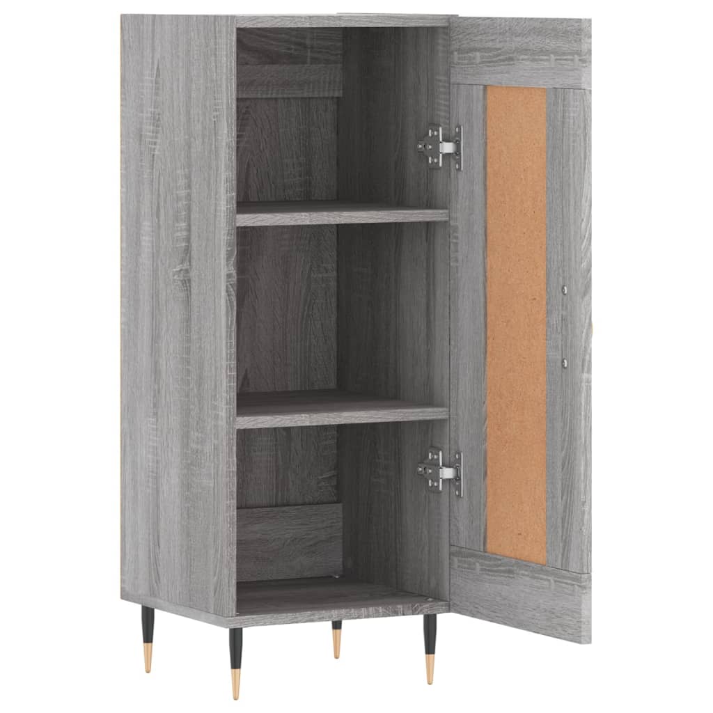 vidaXL Sideboard Grey Sonoma 34.5x34x90 cm Engineered Wood 6