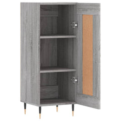 vidaXL Sideboard Grey Sonoma 34.5x34x90 cm Engineered Wood 6