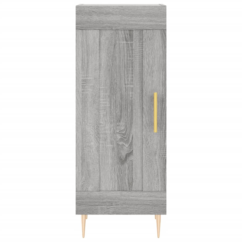 vidaXL Sideboard Grey Sonoma 34.5x34x90 cm Engineered Wood 5
