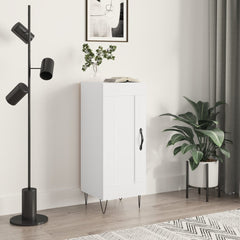 vidaXL Sideboard High Gloss White 34.5x34x90 cm Engineered Wood 1